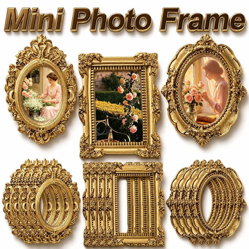 Bamboo Photo Frame - 10/5 قطع من إطارات الصور الصغيرة