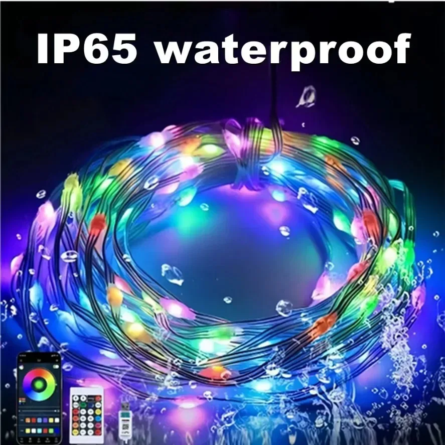 سلسلة أضواء LED RGB WS2812B بط - مراجعة Home Decor Free App وسعره
