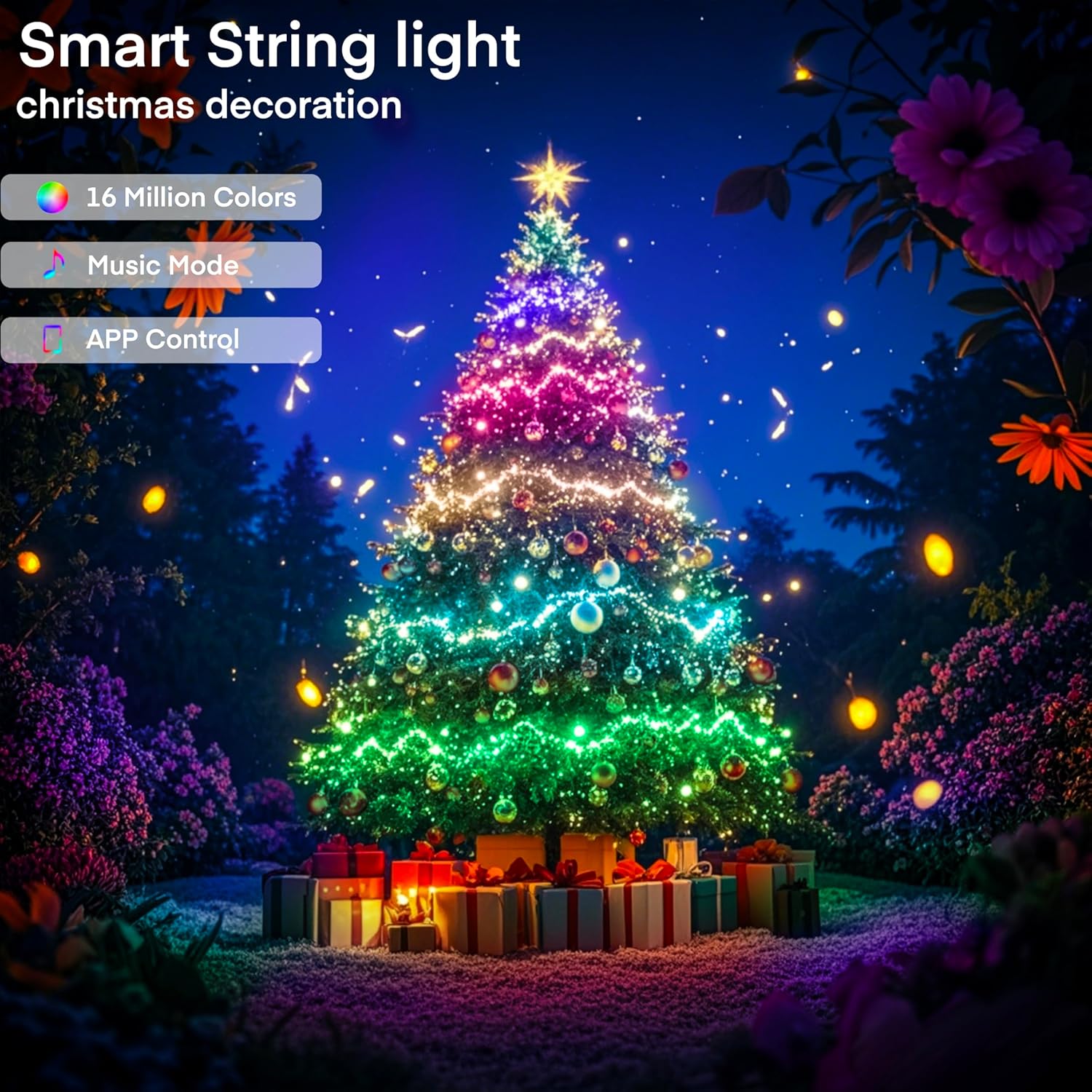 أضواء LED من نوع WS2812B RGBIC - مراجعة Home Decor Free App وسعره
