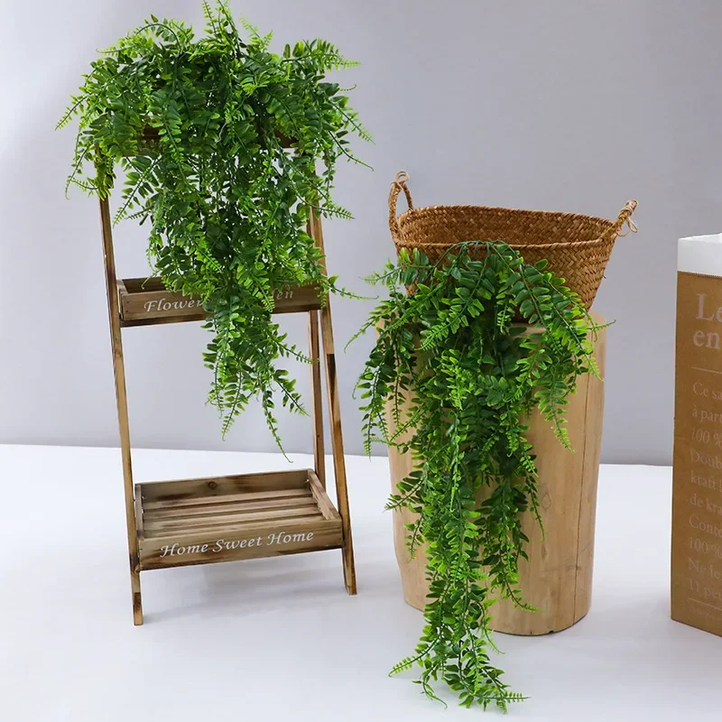 نباتات صناعية معلقة مقاس 32 بو - مراجعة Rattan Plant Basket وسعره