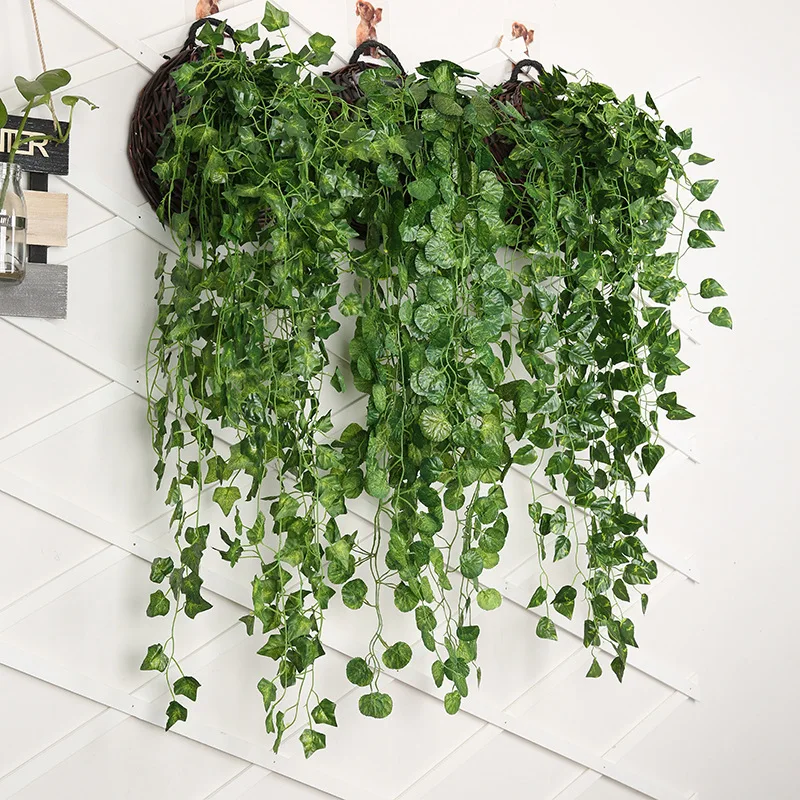 90 سنتيمتر الاصطناعي الأخضر ال - مراجعة Rattan Plant Basket وسعره
