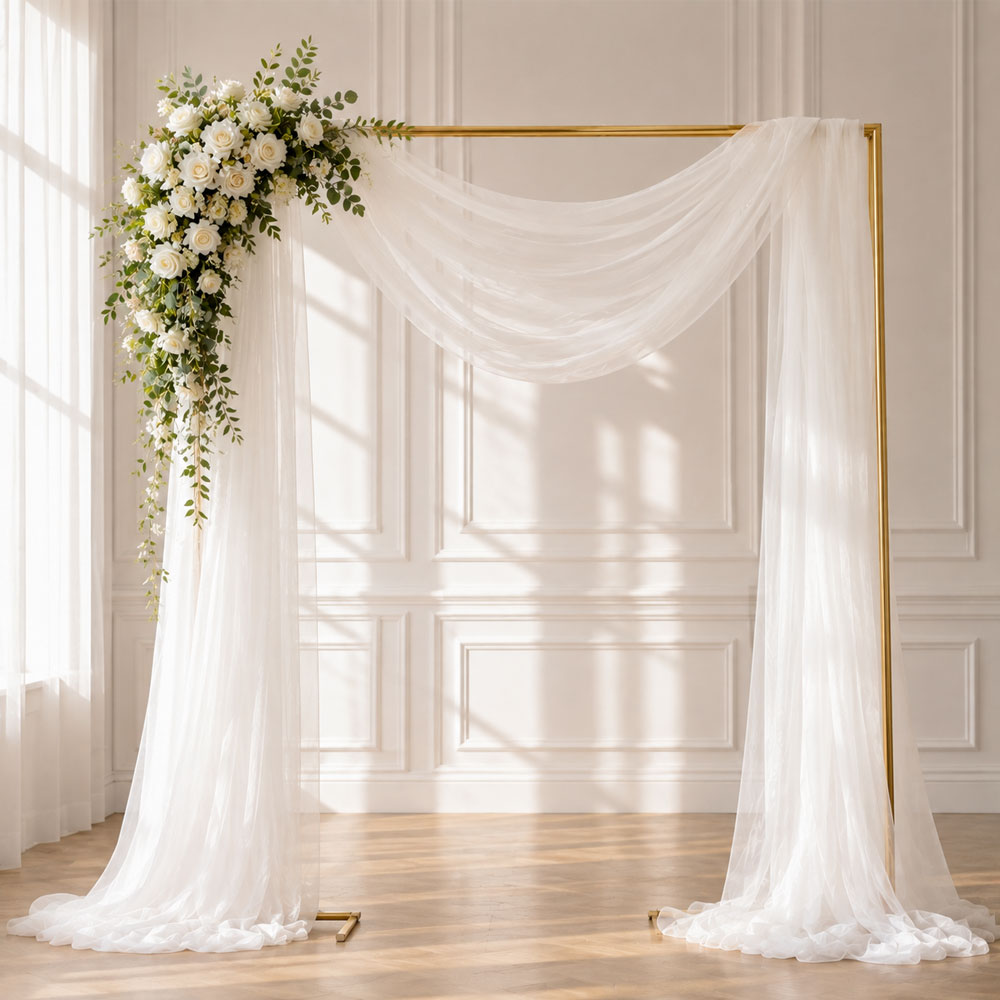 عبوة واحدة من قماش التول الشفا - مراجعة Linen Table Runner وسعره